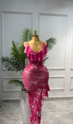 mesh gown