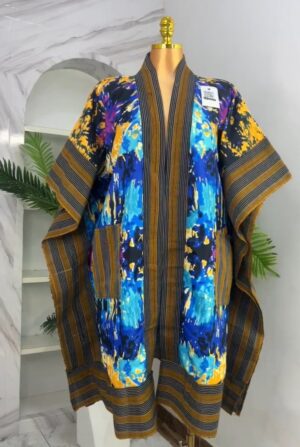 ANKARA KIMONO WITH ASOEKE